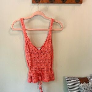 Anthropology Crochet Tank Size Small NWOT